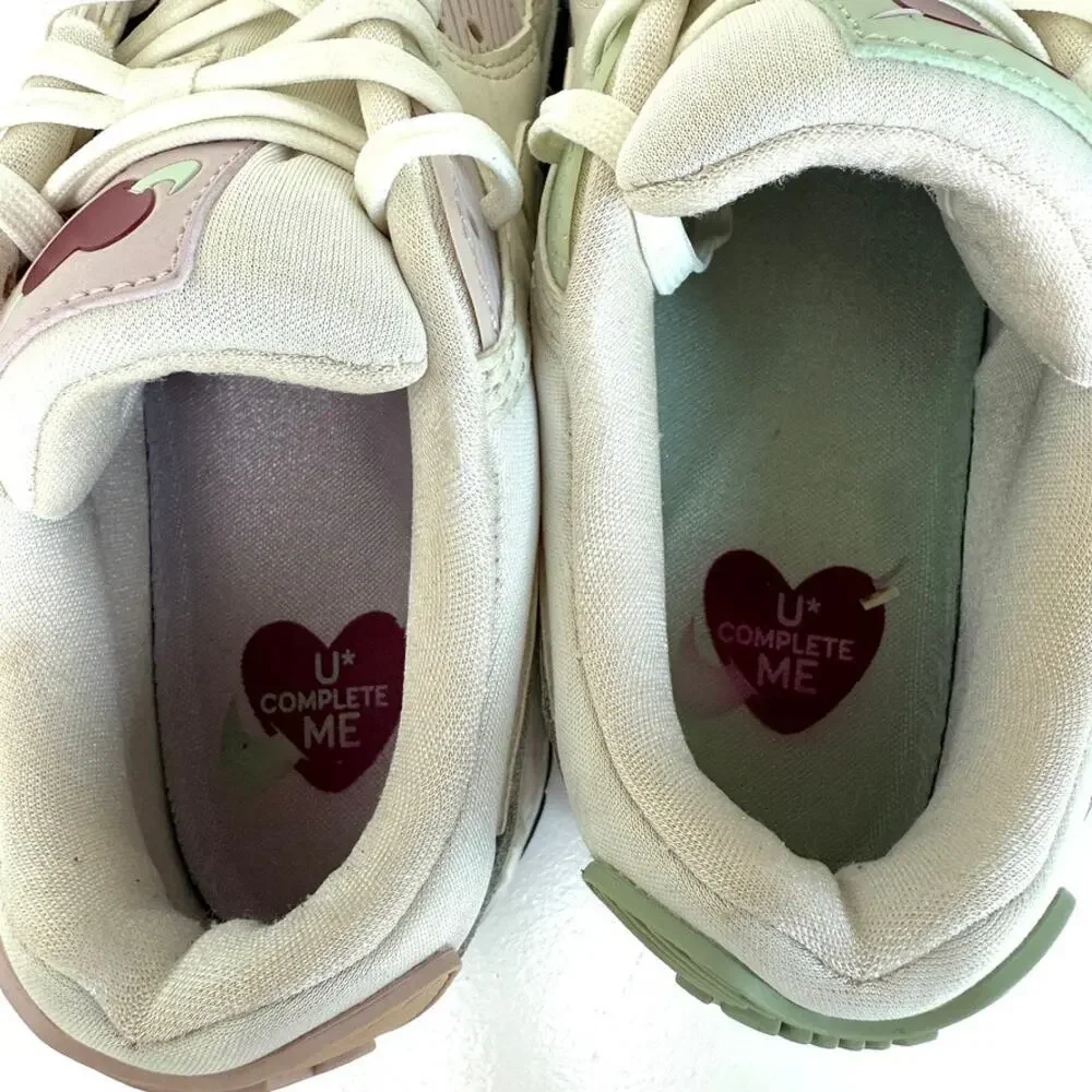 Nike Air Max 90 U Complete Me‎ Valentine’s Day White Green Pink Sneakers 8.5